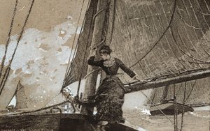 Yatçı Kız, 1880 by Winslow Homer