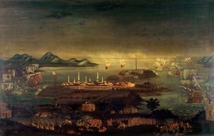 Bunker Hill Savaşı, 17 Haziran 1775 (petrol)