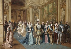 Henry IV ve Marie de Medici by Wladyslaw Bakalowicz