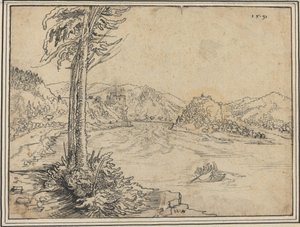 Grein yakınlarındaki Tuna Rapids by Wolf Huber
