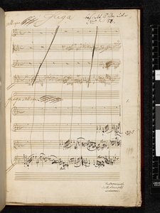 Do minör Adagio ve Füg, K. 546, Add. 28996 f.3r