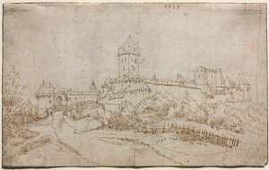 Bir Kale recto görünümü, Sekiz Taraflı Kupa verso, 1513.