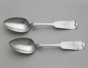 Tatlı Kaşıkları, c. 1860-1870 (gümüş)