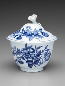 Kapalı Şekerlik, c. 1760-1780 (yumuşak hamurlu porselen) by Worcester Porcelain Manufactory
