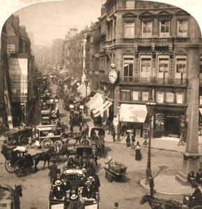 Fleet Caddesi, Londra, 1896.
