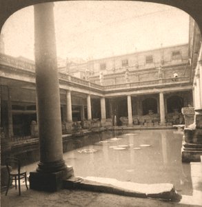 Roma Hamamları, Bath, İngiltere, 1900.