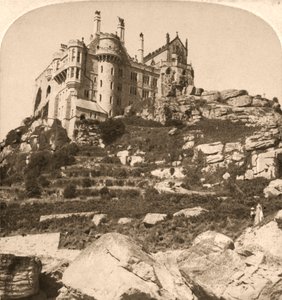 Michaels Dağı, Benedictine Manastırı, Penzance, Cornwall, 1900. by Works and Sun Sculpture Studios