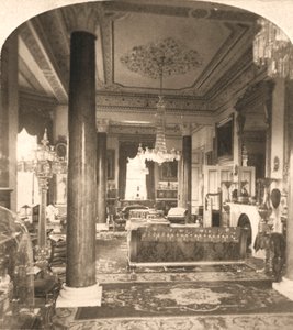 The Drawing Room, Queen Victorias Marine Residence, Osborne House, I.O.W, 1900. by Works and Sun Sculpture Studios
