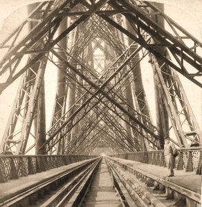 Great Forth Köprüsü, İskoçya, 1896. by Works and Sun Sculpture Studios