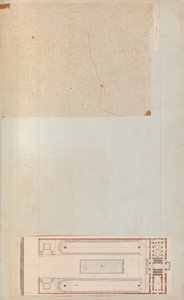 Mimariye İlişkin Çizimler ve Çeşitli Baskılar içeren bir Karalama Defterinden Sayfa, Int..., yakl. 1800-1850. Yaratıcılar: Charles Percier Atölyesi, Pierre François Léonard Fontaine Atölyesi. by Workshop of Charles Percier, Workshop of Pierre
