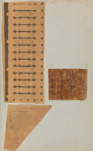 Mimariye İlişkin Çizimler ve Çeşitli Baskılar içeren bir Karalama Defterinden Sayfa, Int..., yakl. 1800-1850. Yaratıcılar: Charles Percier Atölyesi, Pierre François Léonard Fontaine Atölyesi. by Workshop of Charles Percier, Workshop of Pierre