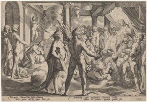Fayton Arabayı İstiyor by Workshop of Hendrick Goltzius, after Hendrick Goltzius