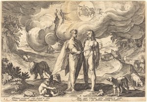Prometheus İnsan Yaratıyor ve Cennetten Gelen Ateşle Onu Canlandırıyor