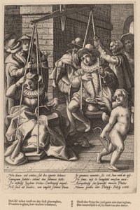 Evliliğin Terazileri by Workshop of Hendrick Goltzius, after Karel van Mander I