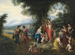 Yaz Alegorisi by Workshop of Jan Brueghel the Elder