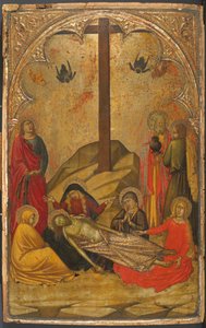 Ölü İsa Üzerine Ağıt, 1370-88. by Workshop of Niccolò di Buonaccorso