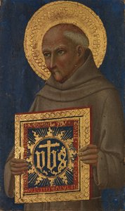 Aziz Bernardino, yak. 1460-70. by Workshop of Sano di Pietro