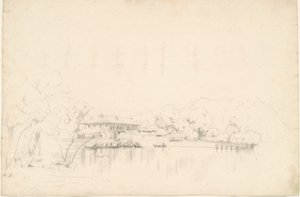 Göl Evleri by Worthington Whittredge
