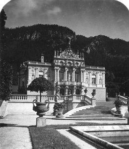 Linderhof Sarayı, Bavyera, Almanya, 1900