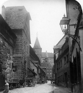 Tiergartnertor, Nürnberg, Almanya, 1900