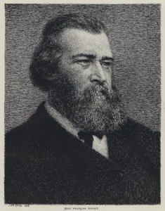 Jean Francois Millet, Fransız ressam (lito)