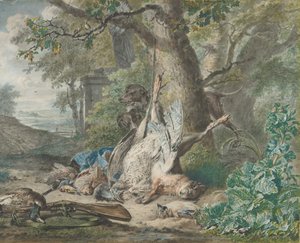 Bir Ormanda Natürmort Avı, 1784.