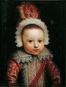 Bir Bebek Portresi (panelde yağlı boya)