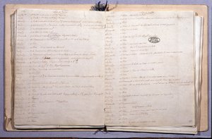 Louis XVI Dergisi. Haziran ve Temmuz ayı 1789. Defter 17X21 cm. Ulusal Arşivler. Paris by XVI Louis