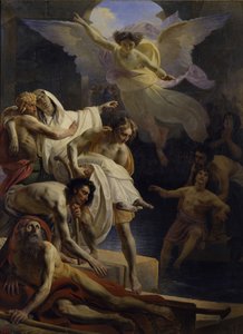 Siloam Havuzunda Şifa, 1845 by Yakov Fyodorovich Kapkov