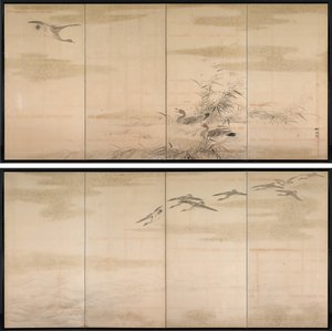 Kazlar, Sazlar ve Su by Yamamoto Baiitsu
