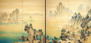 Bon presage - Good Omen - Shunkyo, Yamamoto (1871-1933) - 1931 - İpek üzerine suluboya - Adachi Sanat Müzesi by Yamamoto Shunkyo