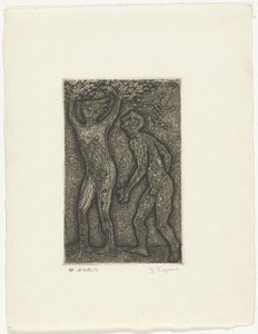Erkek ve kadın gri by Yo Sugano (signed by artist)