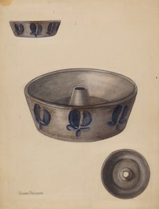 Pişirme Tabağı, c. 1936. by Yolande Delasser