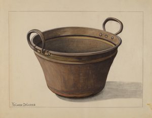 Su ısıtıcısı, ç. 1935. by Yolande Delasser