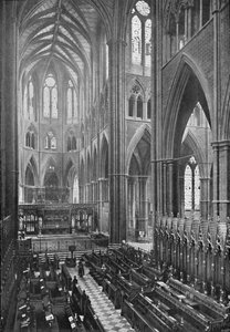 Koro ve Apsis, Westminster Abbey, 1902