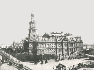 Yeni Belediye Binası, Sidney, Avustralya, 1895.