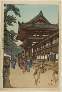 Daibutsu Tapınağı Kapısı by Yoshida Hiroshi