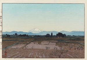 Musashino konumundan Fuji by Yoshida Hiroshi
