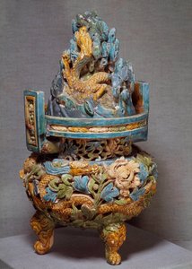 Çin sanatı: pişmiş toprakta brülör parfümleri. Yuan Hanedanlığı dönemi. 1271-1368. by Yuan Dynasty Chinese School