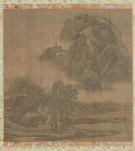 Nehir kıyısında piknik, Qing hanedanı, 18. yüzyıl. by Yuan Jiang