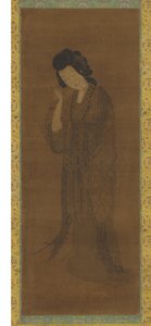 Ayakta Duran Kadın Figürü, Geç Ming veya erken Qing hanedanı, 17. yüzyıl by Yuan Qian
