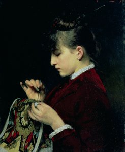 Handicraft, 1887  by Yuri Yakovlevich Leman