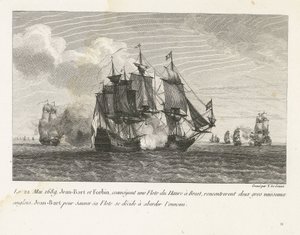 Jan Bart valt twee Engelse schepen aan, 1689 22 Mayıs 1689