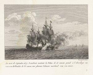 Jan Bart verovert en Hollandalı fregat, 1677 Eylül 1677