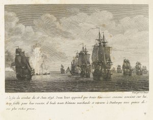 Treffen tussen eski vloot onder Jan Bart en een Hollandse vloot, 1696 18 Haziran 1696