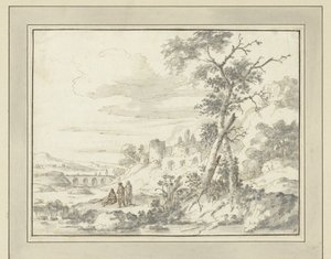 Harabeler ile Dağlık Manzara by Zacharias Blijhooft
