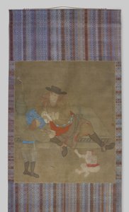 Üç batılının tablosu by Zhang Rulin