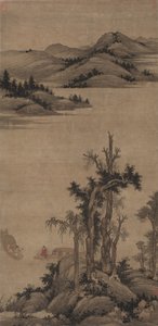 Derede ve Dağda Balıkçılar-Hermitler by Zhao Yong