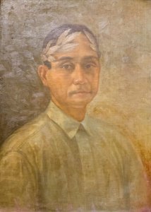 Jose Corazon de Jesus'un ödüllü şair olarak portresi by Zosimo Dimaano