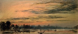 Gün batımından iki saat sonra parlama by Frederick (attr. to) Barnard